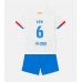 Tanie Strój piłkarski Barcelona Paez Gavi #6 Koszulka Wyjazdowej dla dziecięce 2023-24 Krótkie Rękawy (+ szorty)